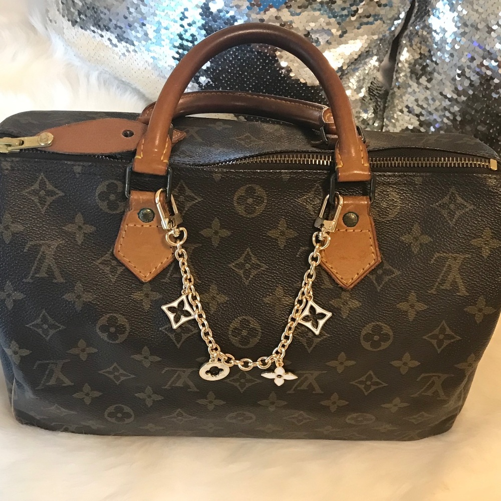 💋Authentic Louis Vuitton Speedy 30💋LV Monogram/Authenticity Document In Photos - Picture 6 of 16